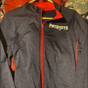 NFL PATRIOTS LONG SLEEVE ZIP UP